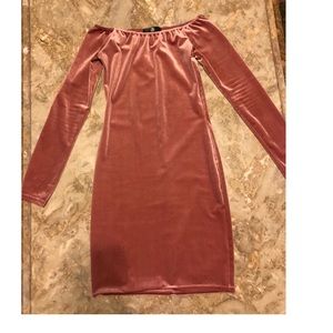 velvet mini dress